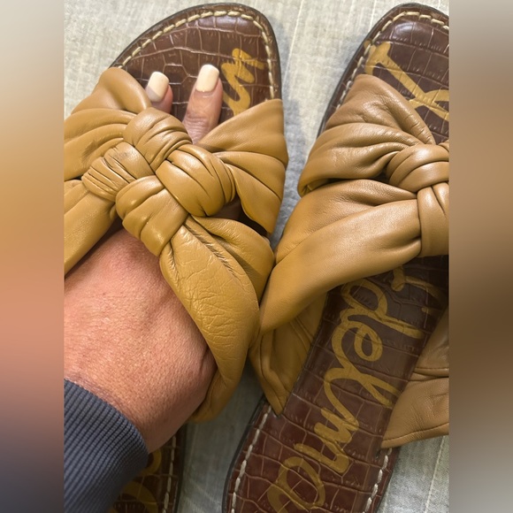 Sam Edelman Tan Braided Flat sandals sz 10 - Picture 10 of 13